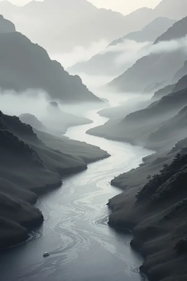 无声的河流 - 纪录短片海报