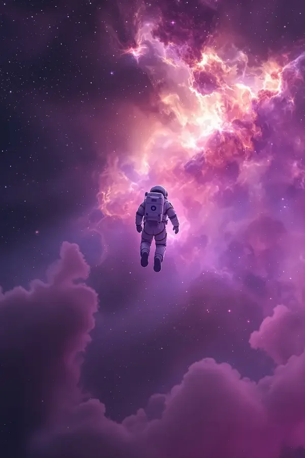 星际微光 - 科幻短片海报